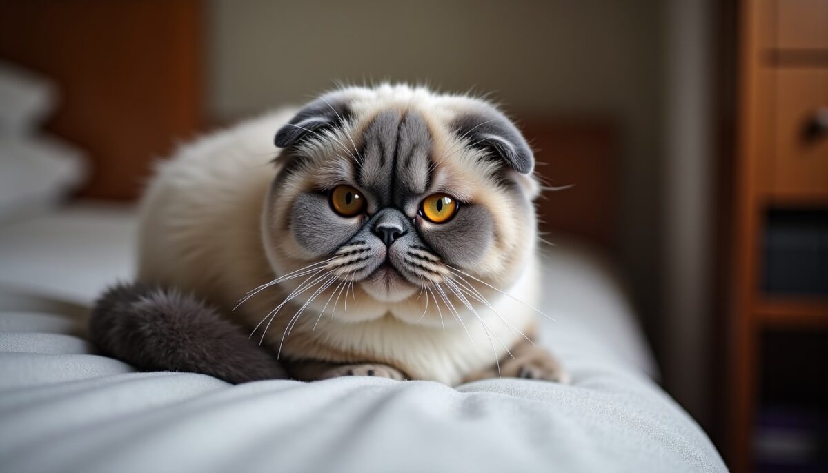 Scottish Fold : Guide complet pour tout savoir sur ce chat aux oreilles repliées